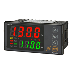 TK4W-14CC  96X48mm PID Multi Giriş Isıtma ve Soğutma için Çift SSR veya 4..20mA Çıkışlı + Çift Alarm Sıcaklık Kontrol Cihazı